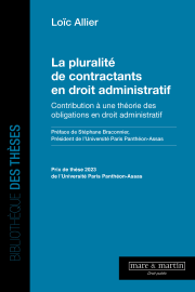 La pluralité de contractants en droit administratif