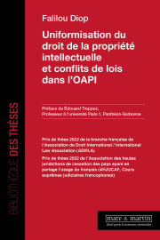 Uniformisation du droit de la propriété intellectuelle et conflits de lois dans l’OAPI